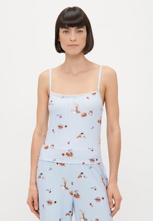 POINTELLE CAMI - Haut de pyjama - blue