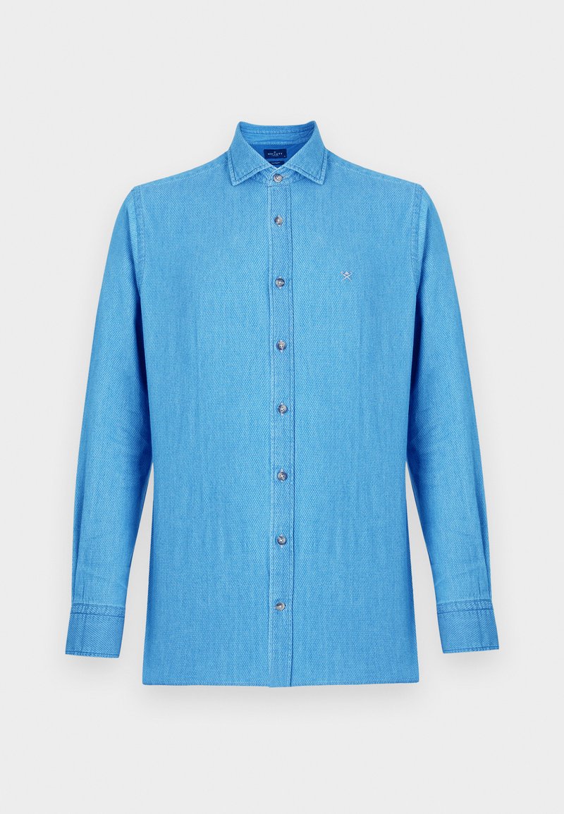 Hackett London INDIGO DOBBY - Skjorter - light denim blue/lyseblå denim ...