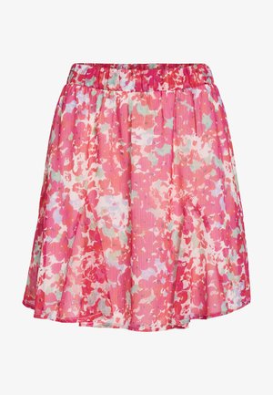 VILA, VIFALIA SHORT SKIRT - Μίνι φούστα - anemone