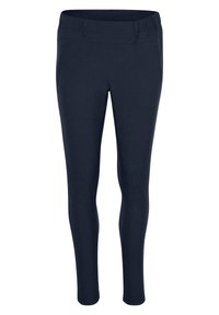 Marina dragspants i mjukt tyg, med en slät yta, avsmalnande ben och två sidofickor.