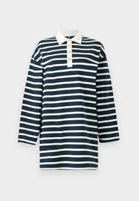 GOLD BUTTON RUGBY DRESS - Vestido camiseiro - dark night navy/ivory