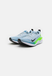 Nike Performance REACTX INFINITY  - Apavi skriešanai pa asfaltu - light armory blue/black/star blue/court blue/green strike/white