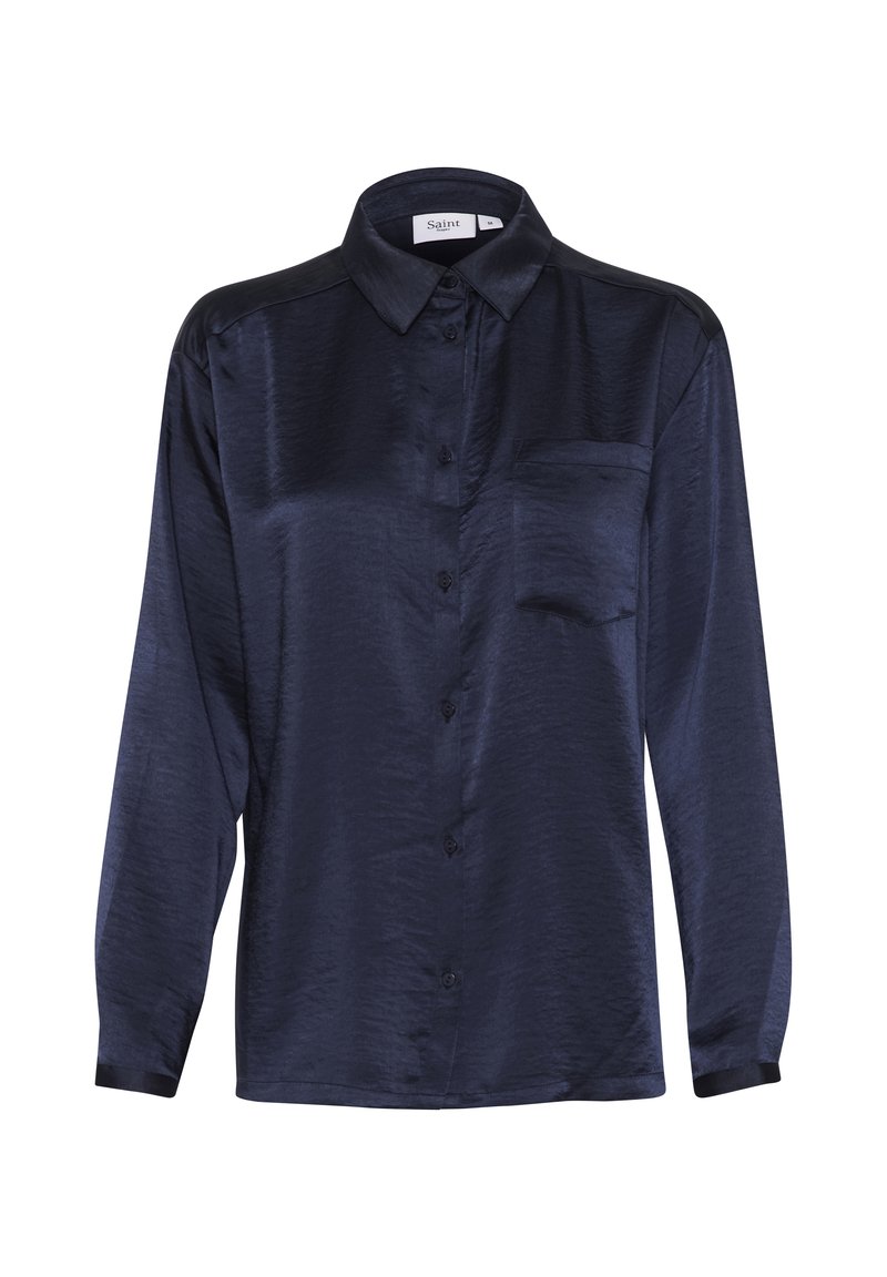 Saint Tropez Overhemdblouse donkerblauw