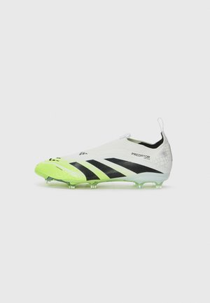 PREDATOR ELITE UNISEX - Chaussures de foot à crampons - white/core black/lucid lemon