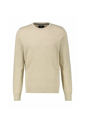 PULLOVER - Strickpullover - tender beige melange