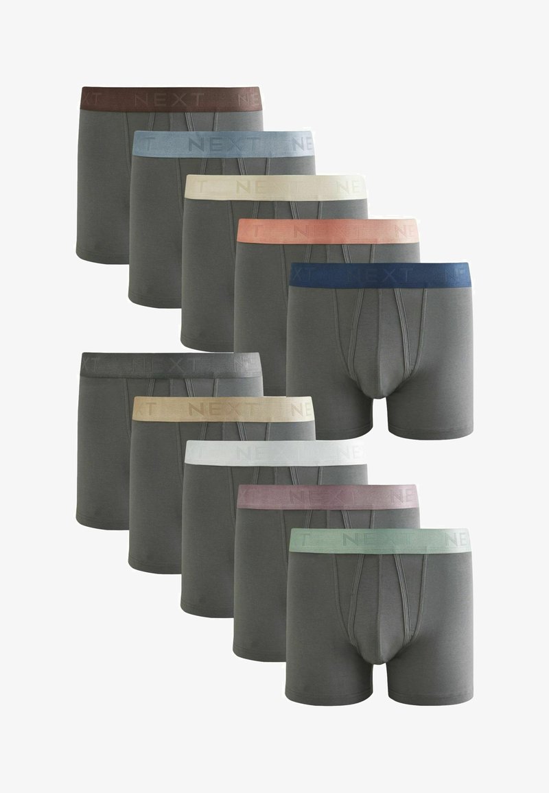 Férfi pamut boxer alsónadrágok különböző színekben, elasztikus derékkal, "NEXT" logóval. Simás textúra, testhezálló dizájn és több színváltozat.