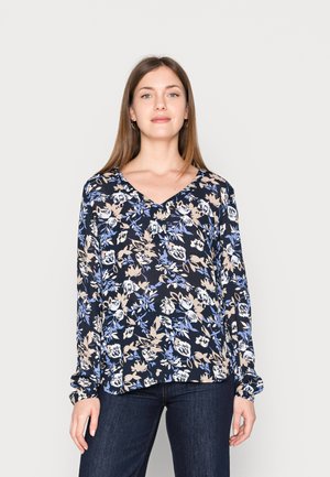 KAEKUA AMBER BLOUSE - Blusa - midnight / sand
