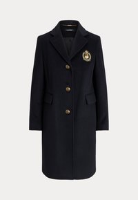 CREST PATCH WOOL BLEND COAT - Classic coat - black