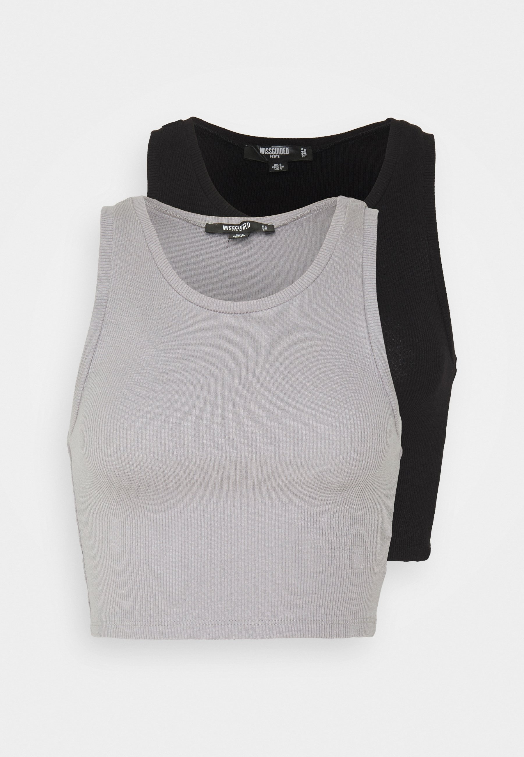 Missguided Petite SLEEVELESS CROP 2 PACK - Top - multi/multi-coloured -  Zalando.ie