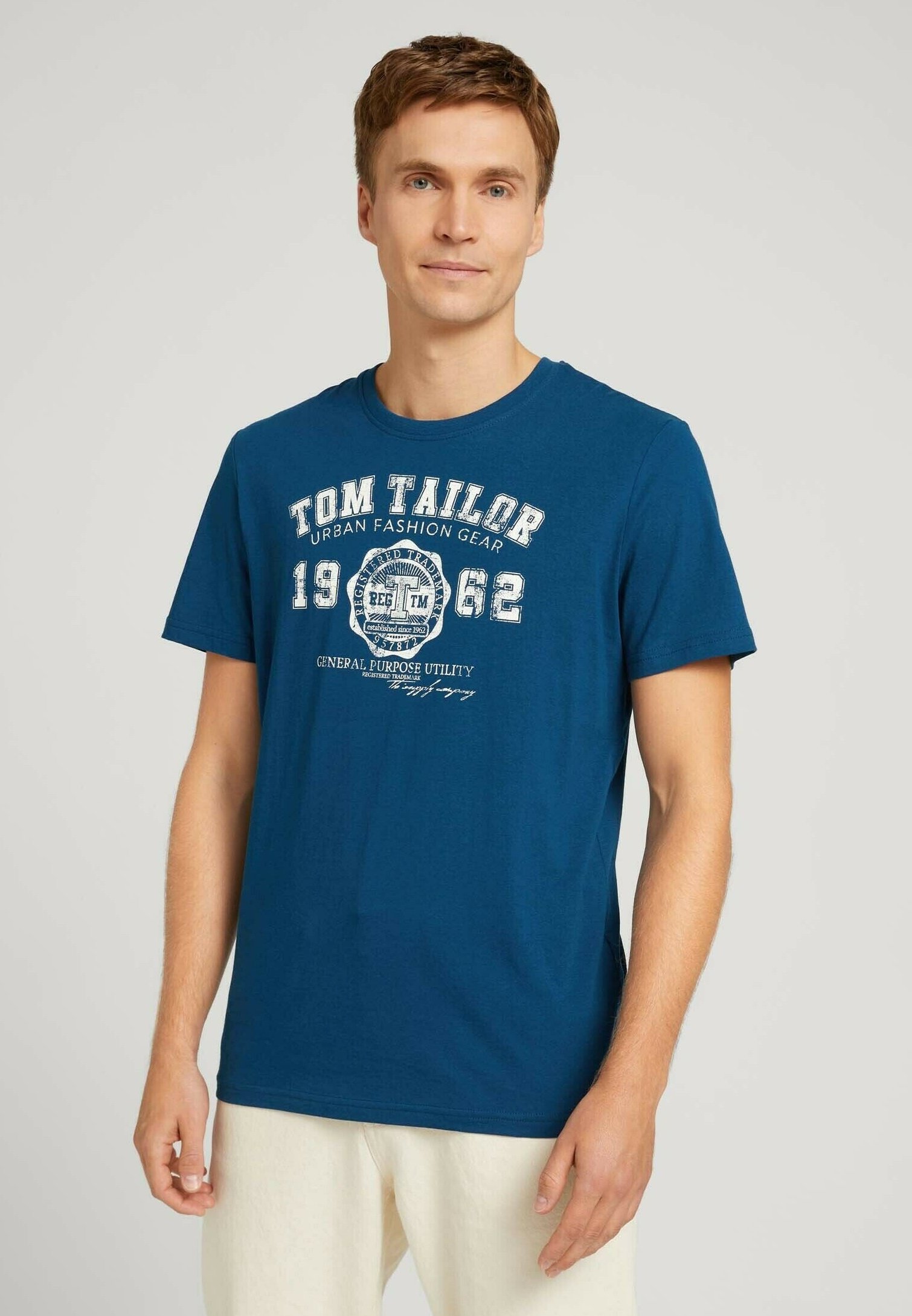 Uomo Vestiti Top e t-shirt Camicie Maglie con stampa Tom Tailor Maglie con stampa Chemise Tom Tailor