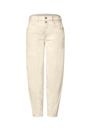 Street One Studio, BARREL LEG JEANS IN A LOOSE FIT - Wide Leg - soft ecru