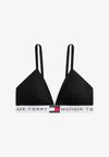 HERITAGE LOGO REMOVABLE PADDING TRIANGLE BRA - Reggiseno a triangolo - black
