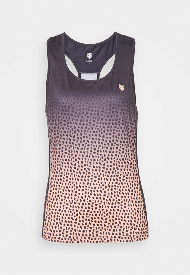 HYPERCOURT ADVANTAGE TANK - Toppi - graystone/peach