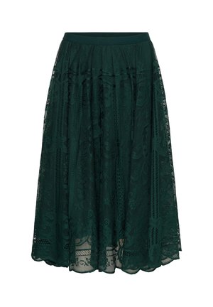Cream, CRLUANN LACE SKIRT - Jupe trapèze - ponderosa pine