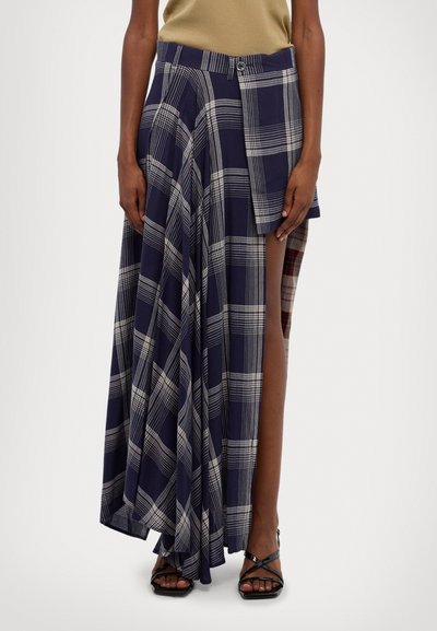 Vivienne Westwood SKIRT - Pencil skirt - navy/white