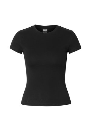 Urban Classics, LADIES SHORT SLIM TEE - Camiseta básica - black