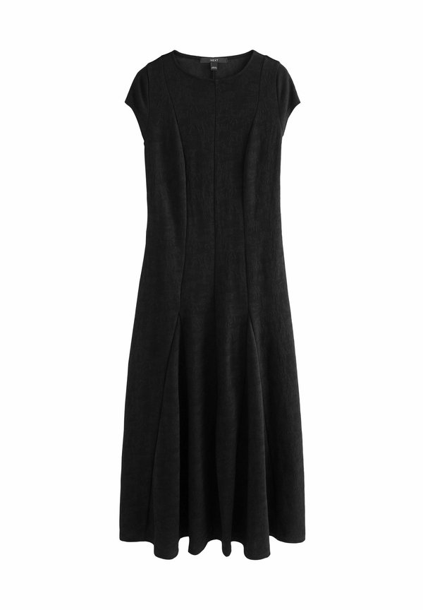 REGULAR FIT - CAP SLEEVE MIDI - Strickkleid