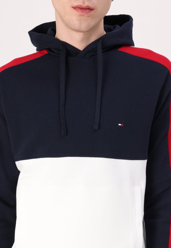 GLOBAL STRIPE BLOCK HOODIE - Sweatshirt - desert sky3