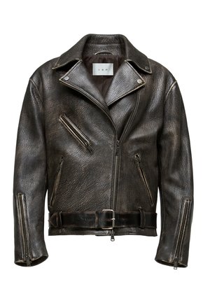 VSP MARIELLE - Veste en cuir - dark brown