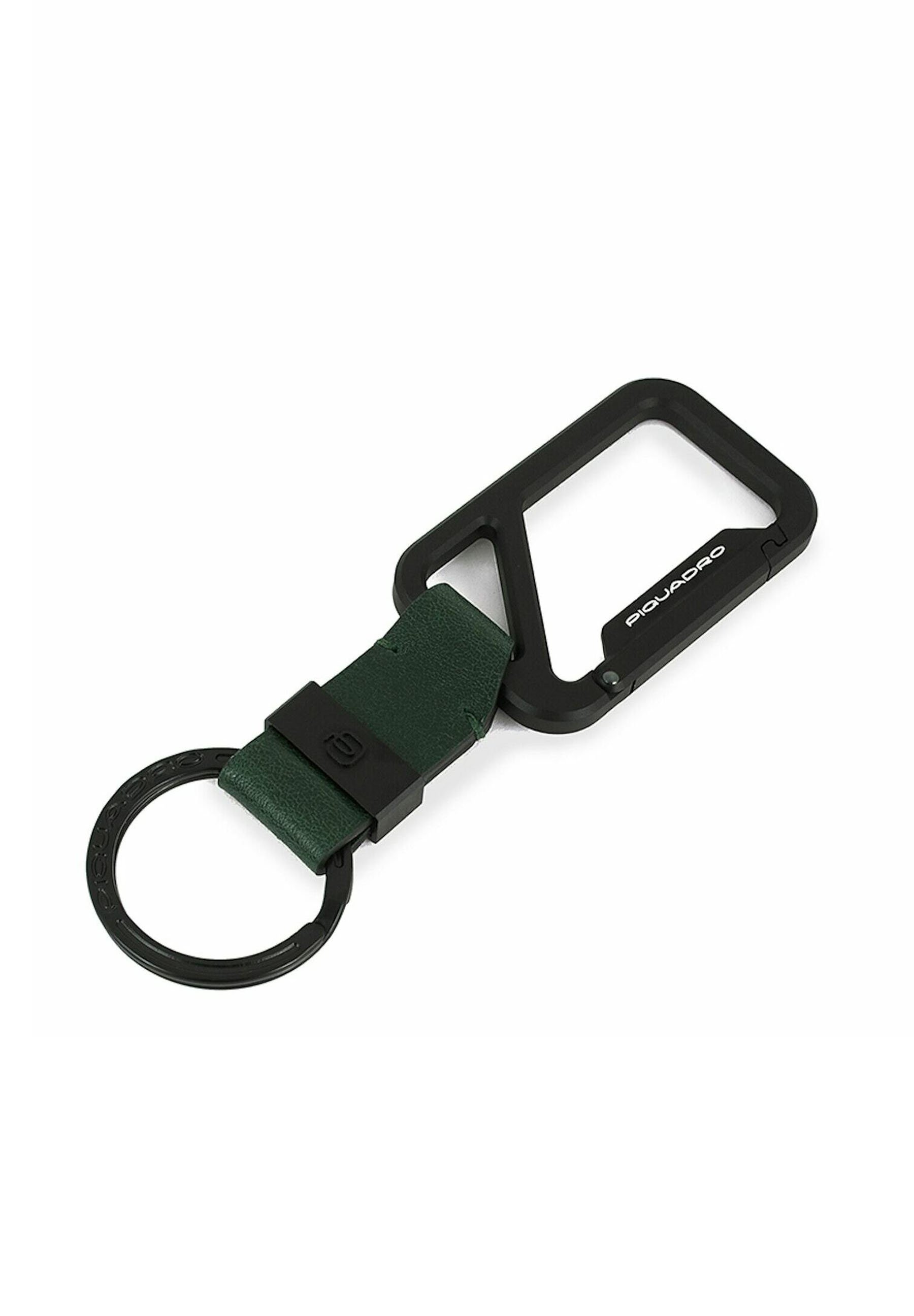 Piquadro AVEC MOUSQUETON DOUBLE Portachiavi verde/verde