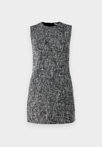 MINI DRESS - Freizeitkleid - black tweed