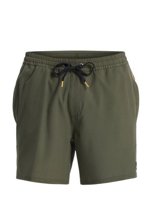 Quiksilver, STRETCH PIPED VOLLEY 16 - Plavecké šortky - dark green