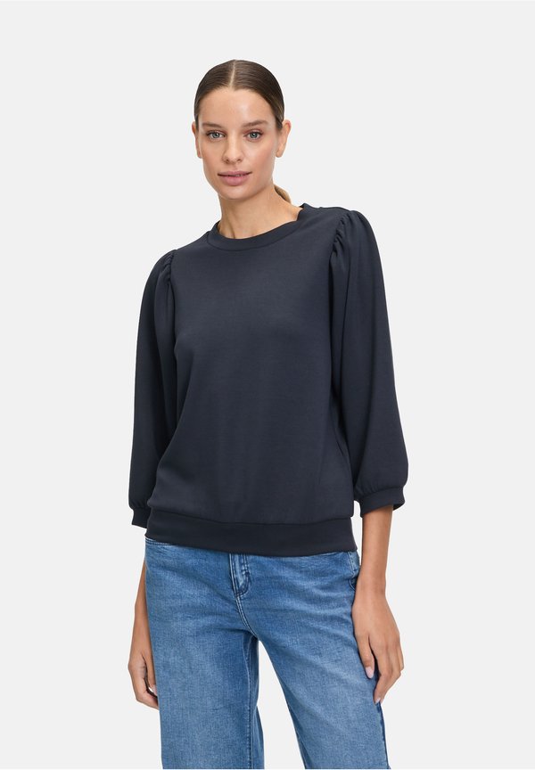 MIT STEHKRAGEN - Sweatshirt - dunkelblau