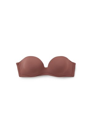 Tezenis NEW YORK PADDED BANDEAU - trägerloser/variabler BH - Brown