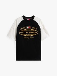 F1 MOVIE GRAPHIC RINGER T-SHIRT - T-shirts print - black/ecru