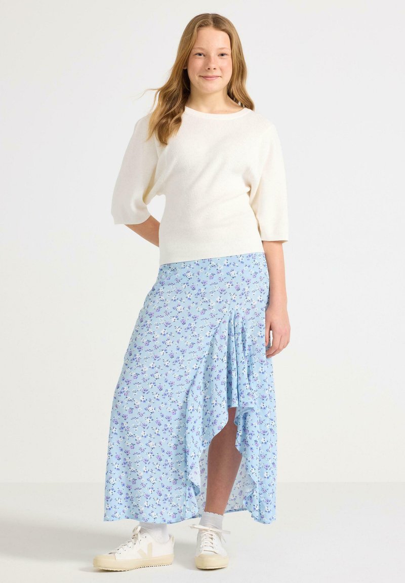 lindex-with-flounce-maxikjol-light-blue-ljusbl-zalando-se