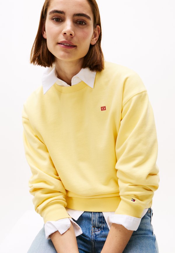 CONTRAST FLAG - Sweatshirt - citronella2
