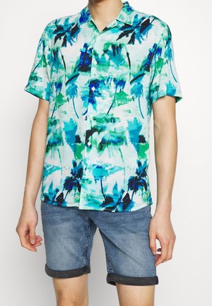 Overhemd - mottled blue