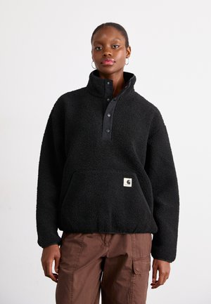 ELLIOT HIGH NECK LINER - Fleecepaita - black