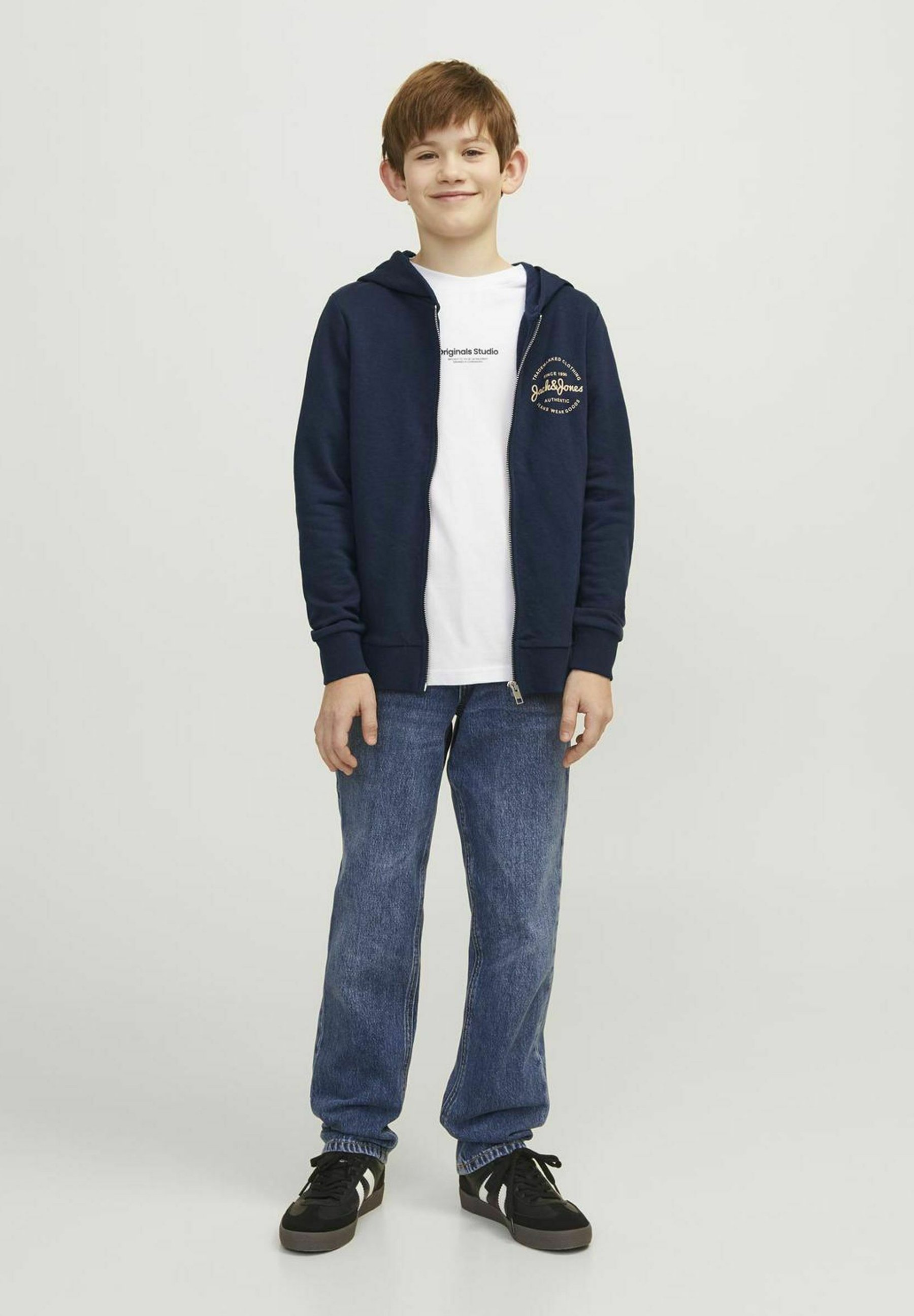 Jack & Jones Junior JORBROOKLYN GRAPHIC CREW - Sweatshirt - black/noir
