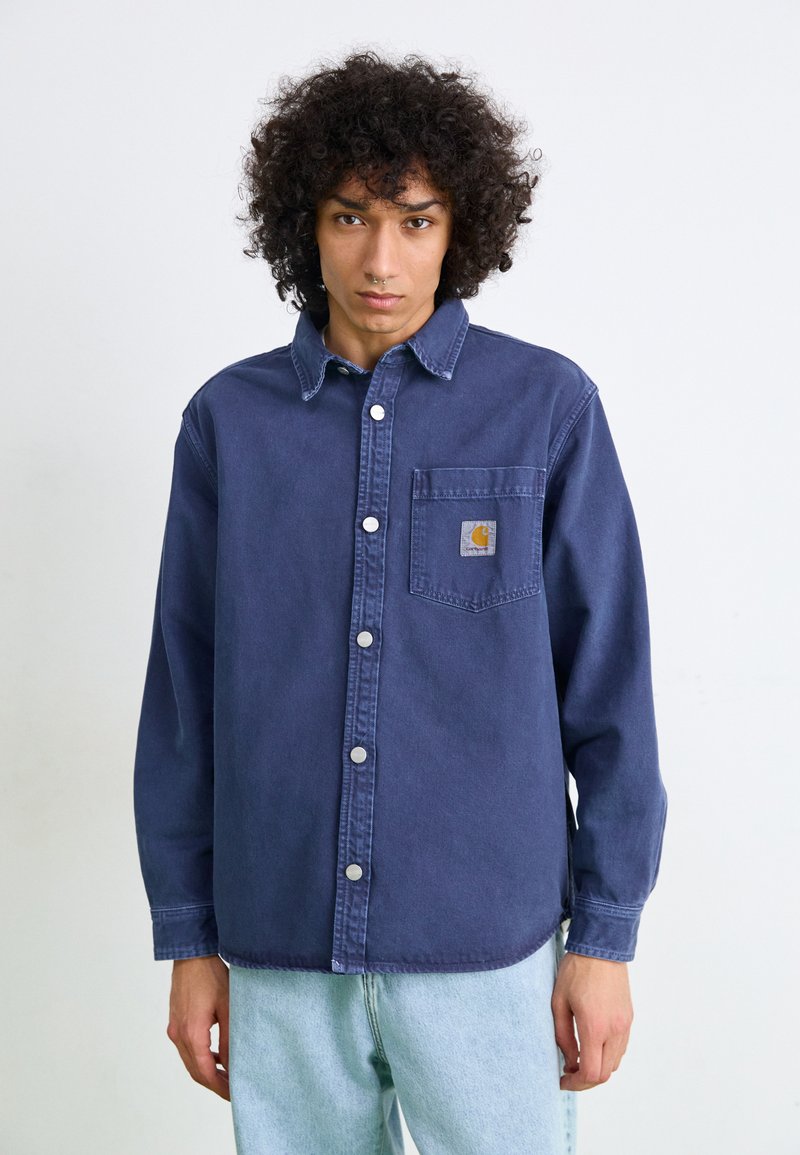 Carhartt WIP - GEORGE - Shirt - air force blue, Enlarge