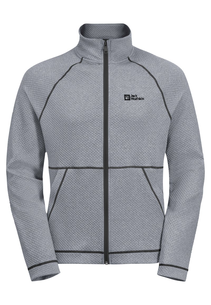 Jack Wolfskin Fleecejas grijs