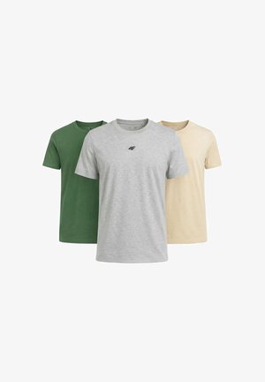 4F, 3 PACK - T-shirt basique - beige