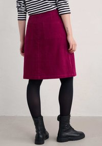 Seasalt Cornwall DOVETAIL - A-linjekjol - pink dark freesia
