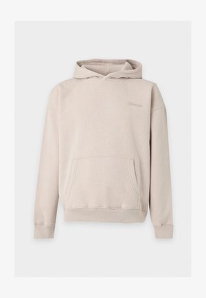 Hollister Co., BOXY MIN LOGO - Hættetrøje - beige
