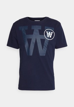 ACE TONAL LOGO - Print T-shirt - navy