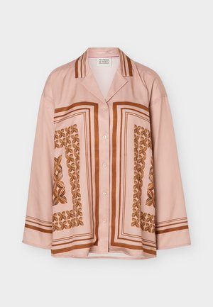 Scotch & Soda, PLACED PRINT OVERSIZED FIT SHIRT - Paitapusero - rose dust