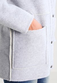 ICHI Cappotto corto - mottled grey