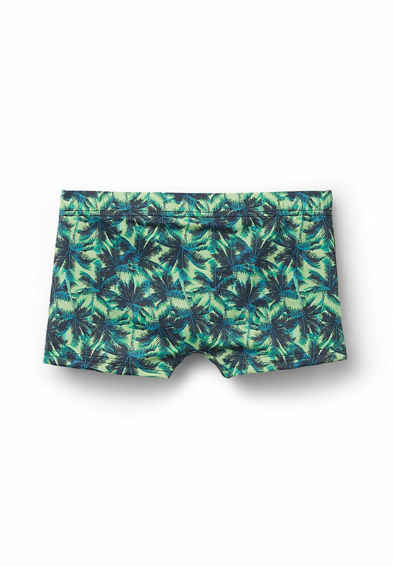 Tezenis Short de bain - blau y stampa palme
