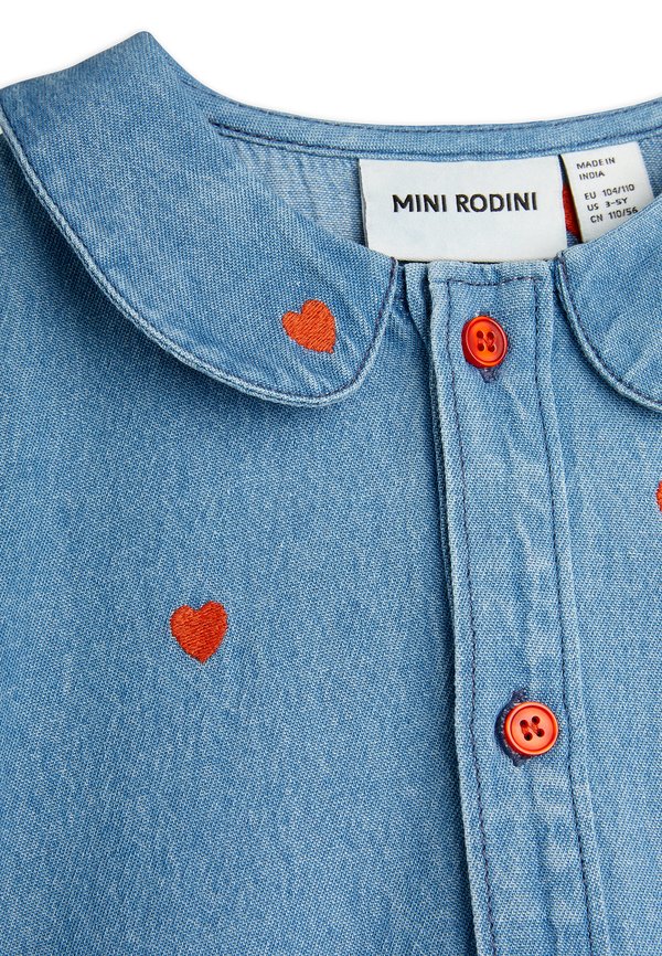 HEARTS DRESS - Denim dress2