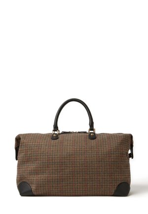 SHOULDER - Borsa da viaggio - black/brown