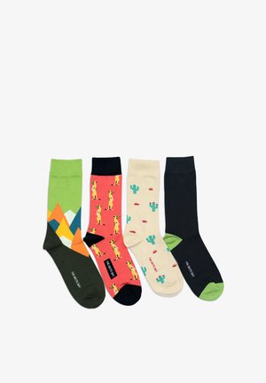 JANGWA EDITION GIFT BOX 4 PACK UNISEX - Zoknik - multi coloured