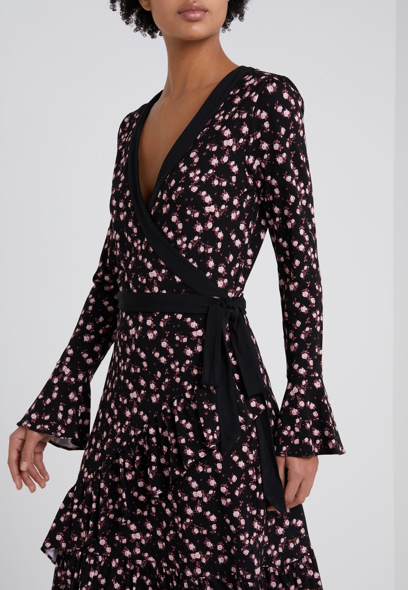 michael kors jersey wrap dress Michael - black supplier_NEW U COLLECTION