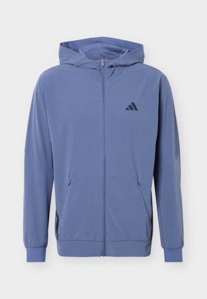 adidas Performance, D4T WORKOUT FULL ZIP HOODIE - Giacca sportiva - preloved ink