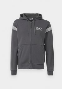 TRAIN 7 LINES HOODIE - Hanorac - asphalt