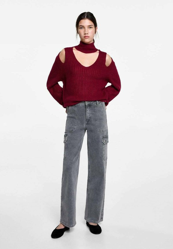 Strickpullover - bordeaux